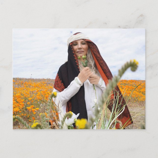 Postales de flores de ópio amplificadas (Anverso)