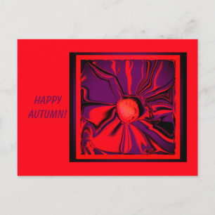 Postales de flores de otoño festivas #2