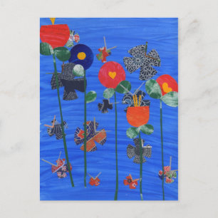 Postales de flores japonesas