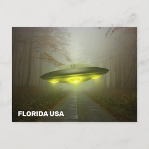 Postales de FLORIDA USA SPACESHIP UFO ART