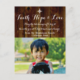 Postales de fotografía de festividad de Navidades 