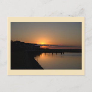 Postales de fotografía de Sunset Waterscape