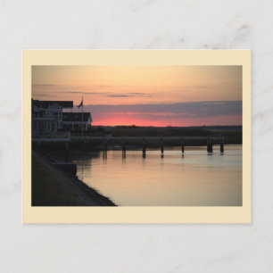 Postales de fotografía de Sunset Waterscape