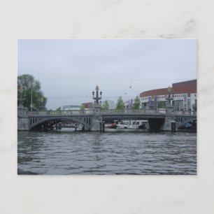 Postales de fotografía del puente de Amsterdam
