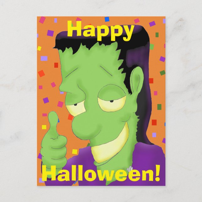 Postales de Frankencool Halloween (Anverso)