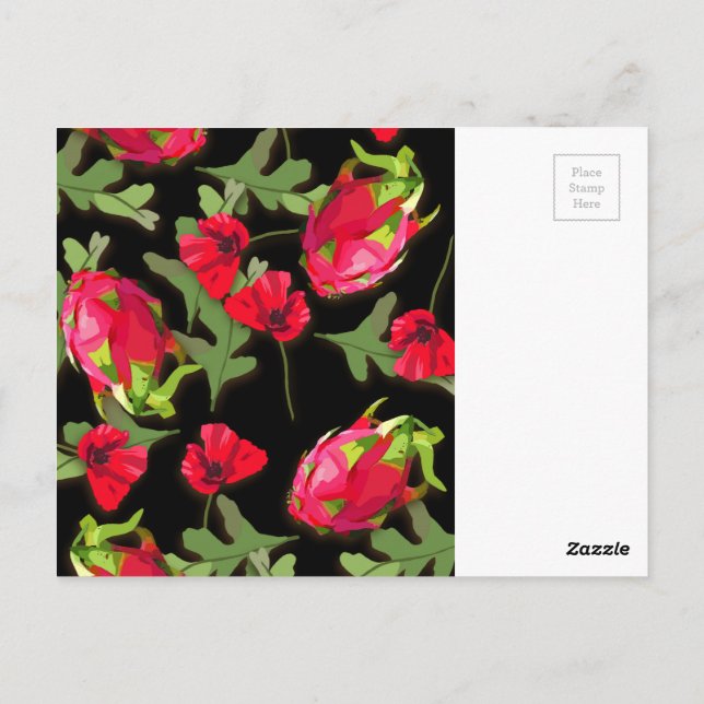 Postales de fruta de dragón (Reverso)