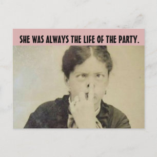 Postales de FUNNY RETRO HOUSEWIFE