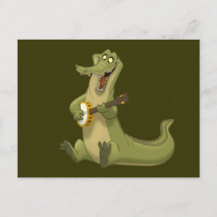 Postales de Gator de Banjo-Strummin