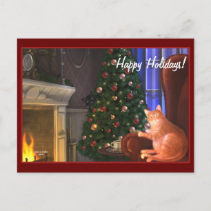 Postales de gatos de vacaciones