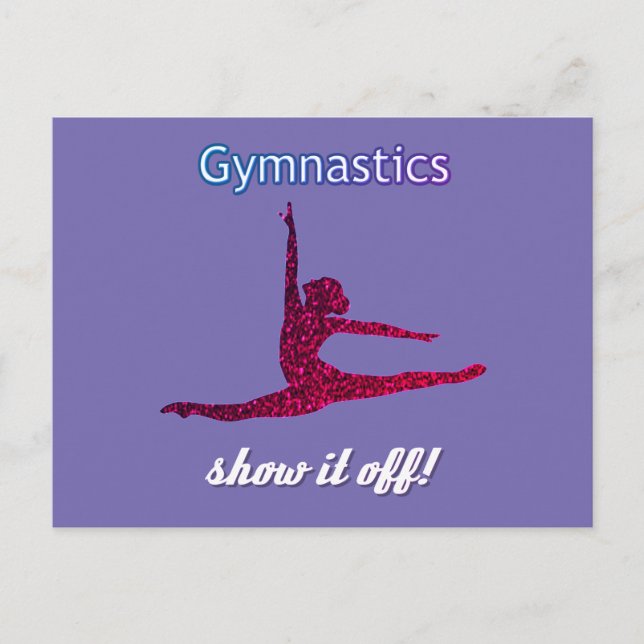 Postales de Gimnasia para Chicas que aman la Gimna (Anverso)