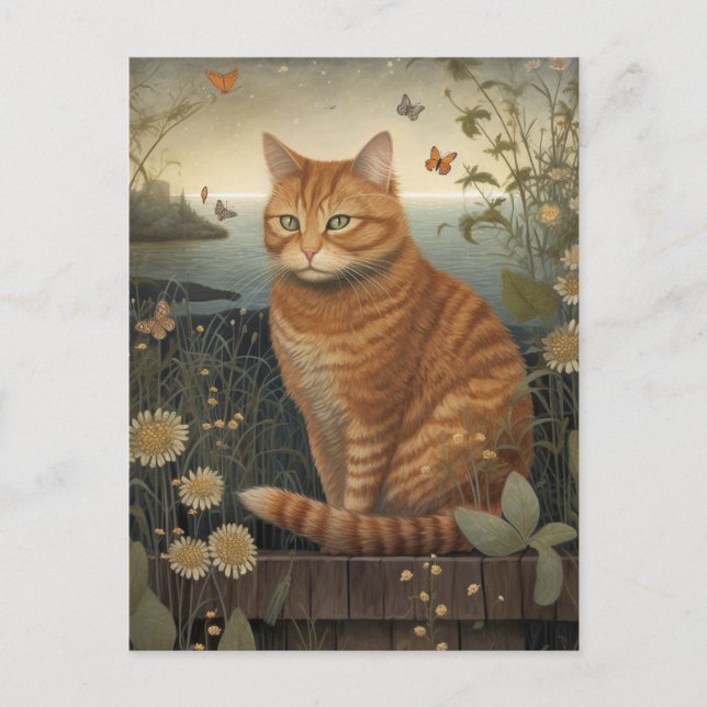 Postales de ginger de mar Tom Cat (Anverso)
