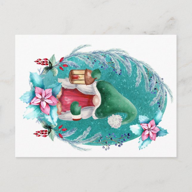 Postales de Gnome para navidades - Vacaciones Ador (Anverso)