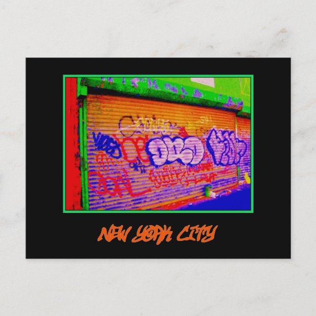 Postales de "Graffiti Eléctrico" (Anverso)