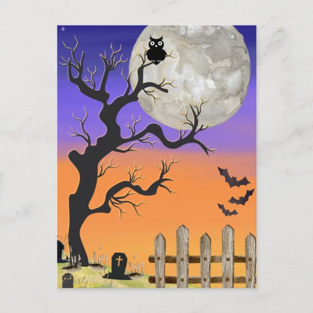 Postales de Graveyard Halloween (Anverso)