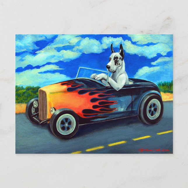 Postales de Great Dane Harl (Anverso)
