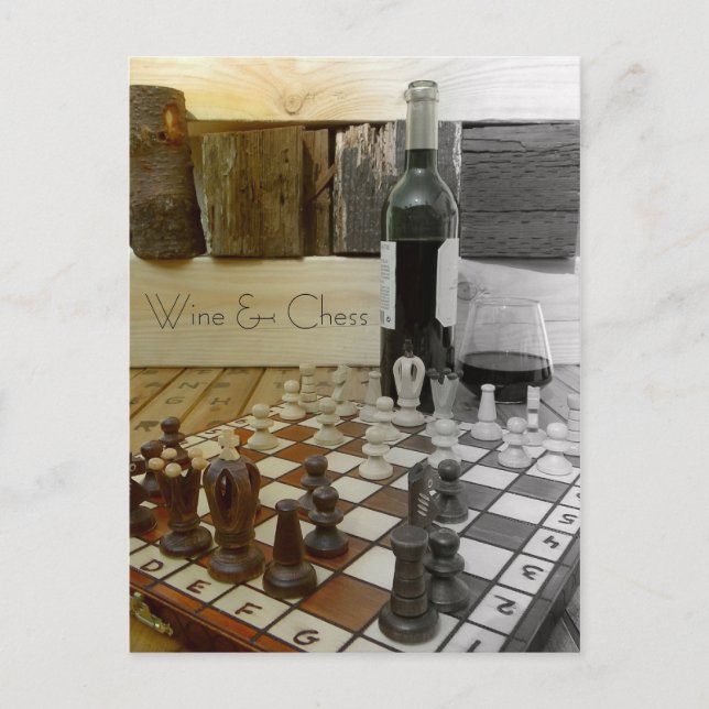 Postales de Guay Wine & Chess! (Anverso)
