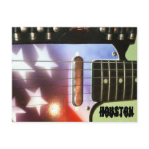 Postales de guitarra de Houston
