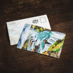 Postales de Gullfoss de Islandia<br><div class="desc">Esta postal presenta un retrato acuático de Gullfoss en Islandia.</div>