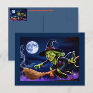 Postales de Halloween/Brujas