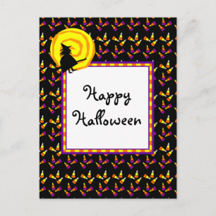 Postales de Halloween Candy Corn