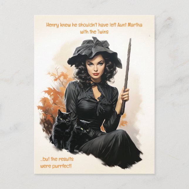 Postales de Halloween con presupuesto para bebés p (Anverso)