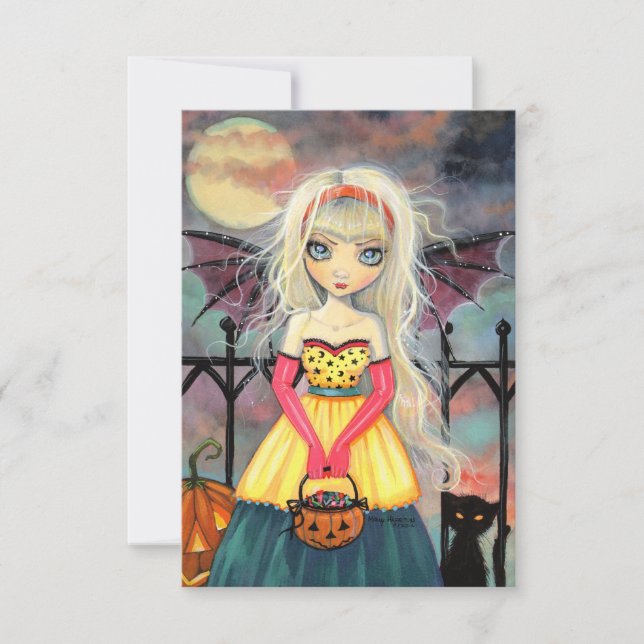 Postales de Halloween con trucos o trucos (Anverso)