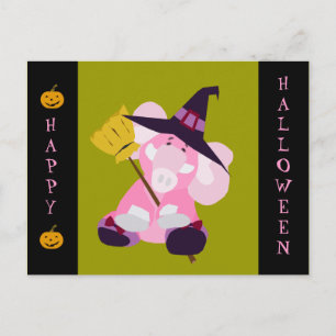 Postales de Halloween: Costum con asistente para e