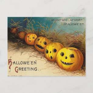 Postales de Halloween de Jack O'Lanterns