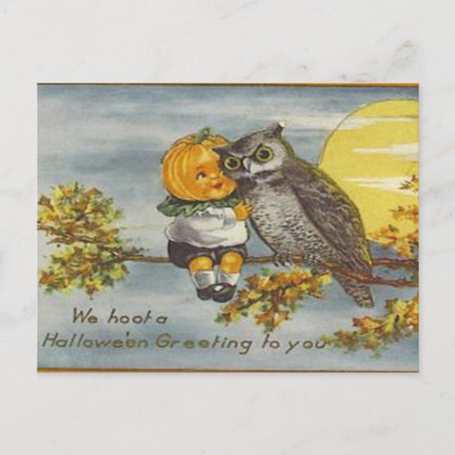 Postales de Halloween de KRW Vintage (Anverso)