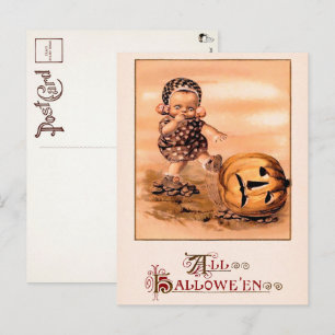Postales de Halloween de Vintage