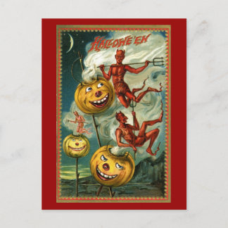 Postales de Halloween Devils y JOL