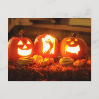 Postales de Halloween Jack O Lantern