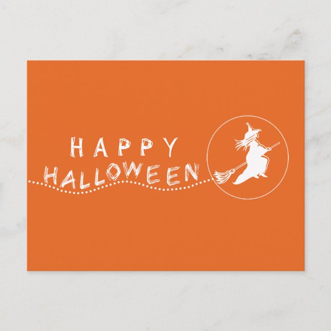 Postales de Halloween para brujas voladoras, Naran (Anverso)