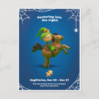 Postales de Halloween para Sagittarius