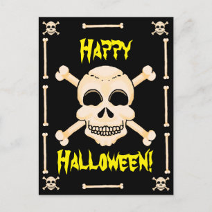 Postales de Halloween para Skull & Crossbone