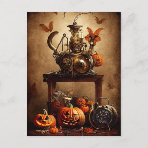 Postales de Halloween Steampunk
