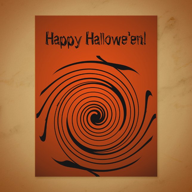 Postales de Halloween Swirl (Subido por el creador)
