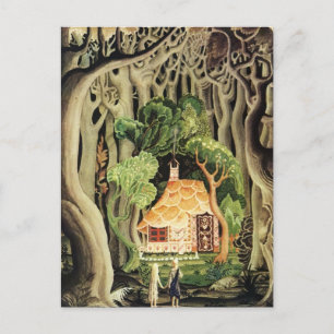 Postales de Hansel y Gretel de Nielsen