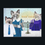 Postales de Hanukkah para gatitos<br><div class="desc">Es Hanukkah,  y nuestros gatitos están encendiendo la menorah y celebrando el festival de luces en esta extravagante postal.</div>
