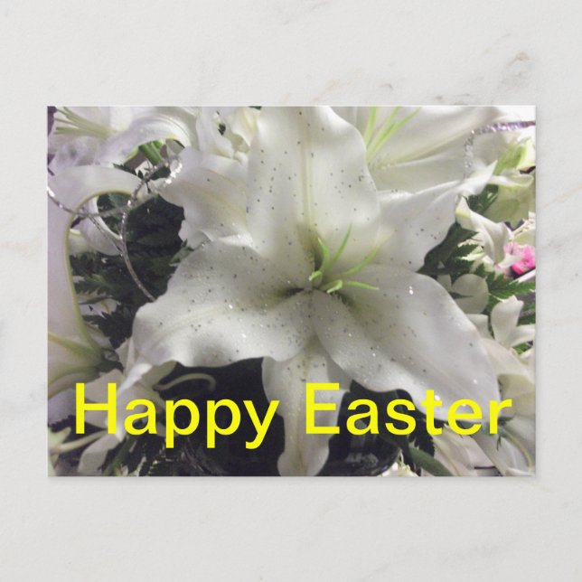 Postales de Happy Easter Lily (Anverso)