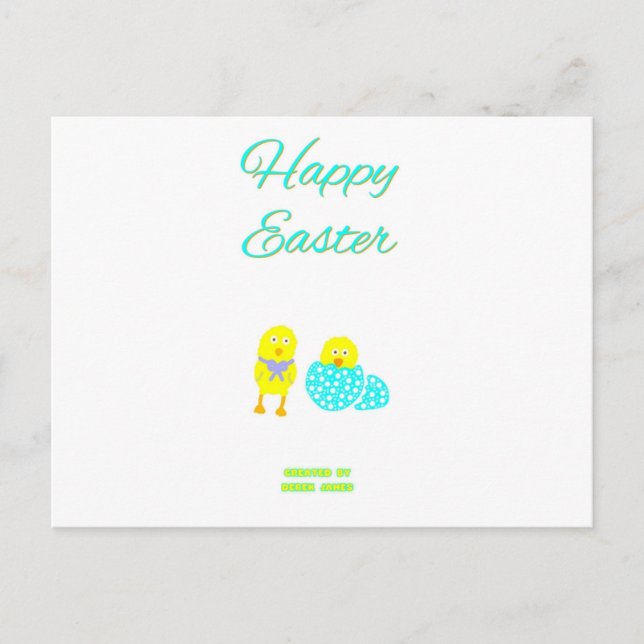 Postales de Hatchlings de Pascua (Anverso)