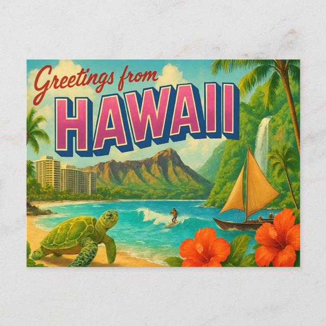 Postales de HAWAII (Anverso)