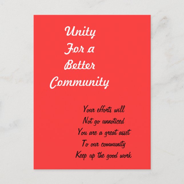 Postales de héroes comunitarios (Anverso)