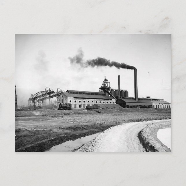 Postales de hierro y acero de Detroit de 1903 (Anverso)