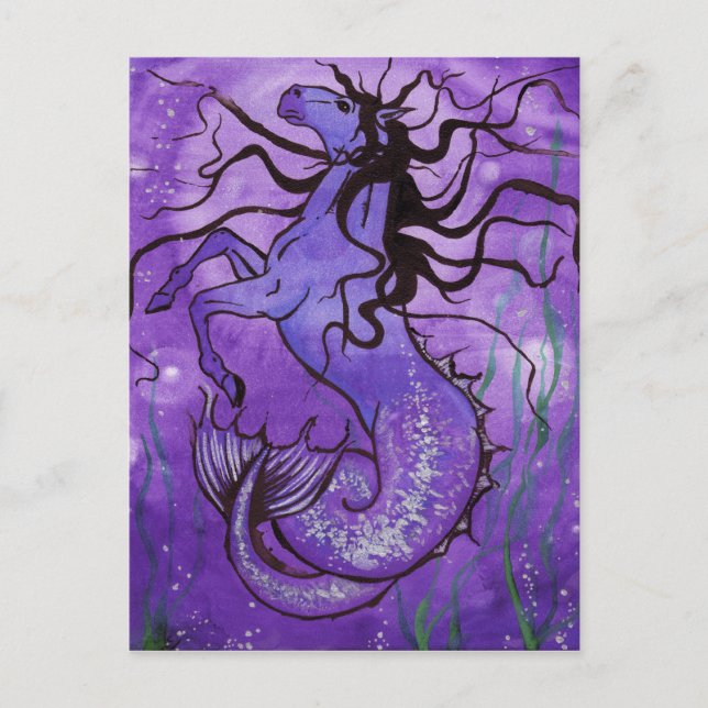 Postales de Hippocamp Púrpura (Anverso)