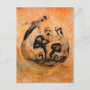 Postales de hongos fantasma