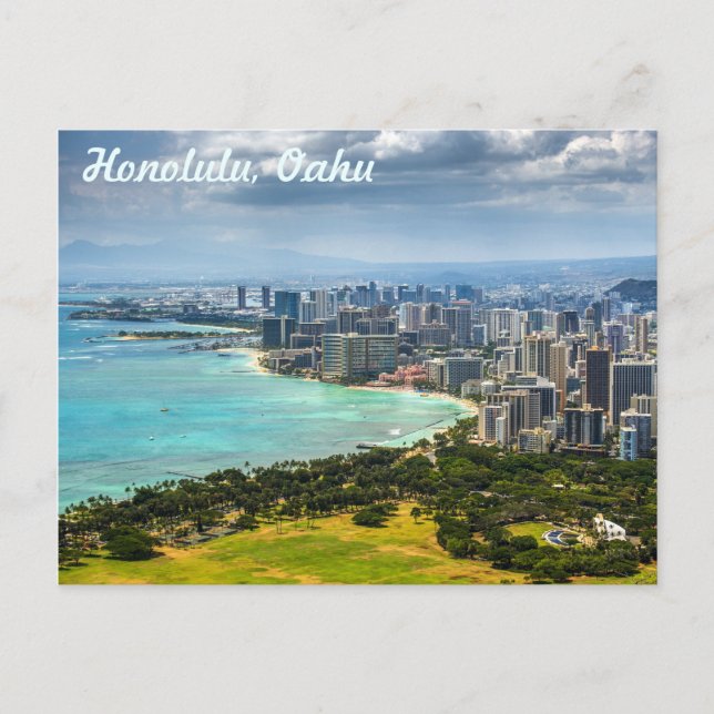 Postales de Honolulu, Oahu (Anverso)