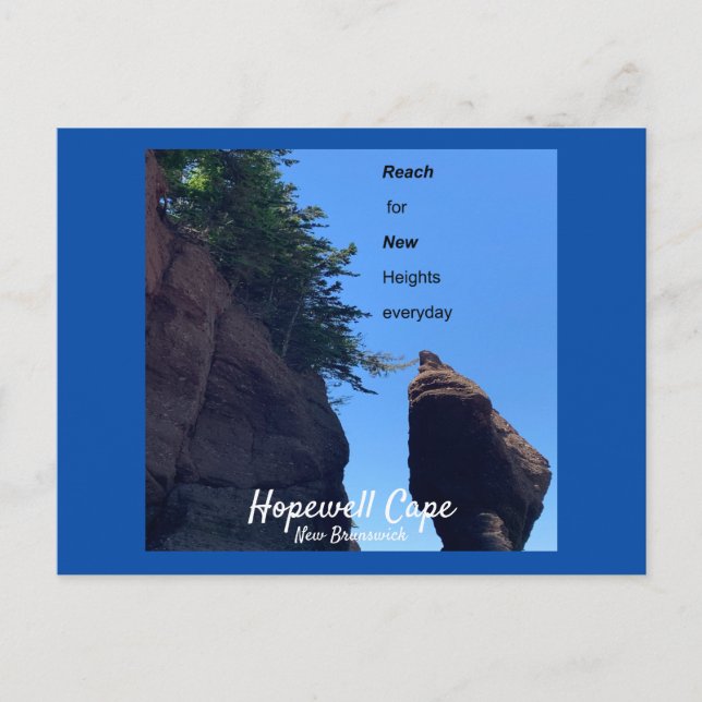 Postales de Hopewell Cape New Brunswick (Anverso)