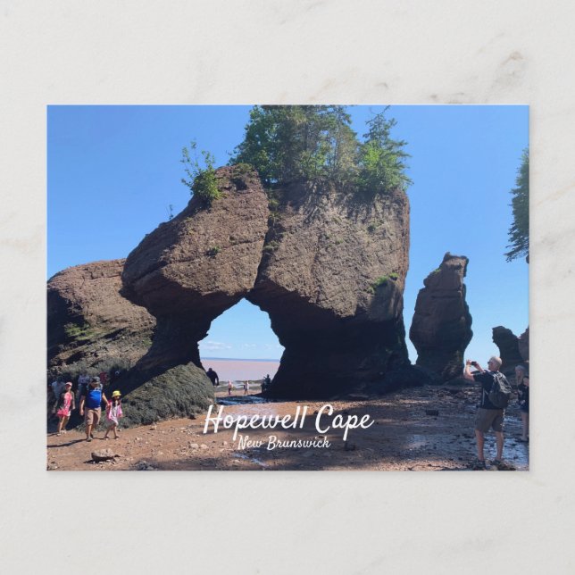 Postales de Hopewell Cape New Brunswick (Anverso)