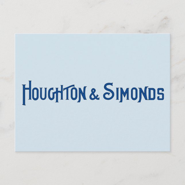 Postales de Houghton y Simonds (Anverso)